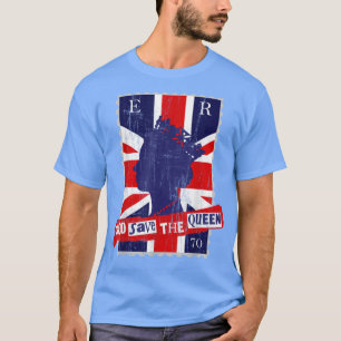 Koningin's Platinum Jubilee God red de koningin-33 T-shirt