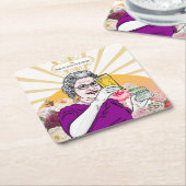 Koningin's Platinum Jubilee herdenkt Onderzetter v (Schuin)