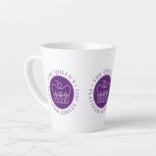 Koningin's Platinum Jubilee Latte Mok (Linkerhoek)