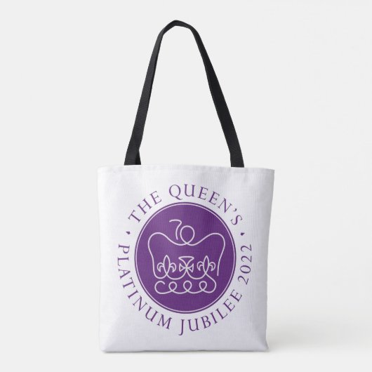 Koningin's Platinum Jubilee Tote Bag (Achterkant)