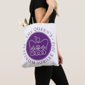 Koningin's Platinum Jubilee Tote Bag (Dichtbij)