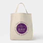 Koningin's Platinum Jubilee Tote Bag (Achterkant)