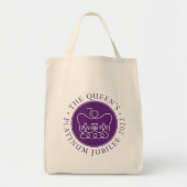 Koningin's Platinum Jubilee Tote Bag (Voorkant)