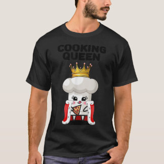KoninginVrouwen Koken shirtMeisjes koken T-shirt