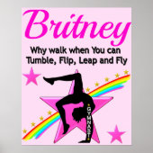 KONINGKONINGGYMNASTIEK GEÏNSPERSONALISEERD POSTER (Voorkant)