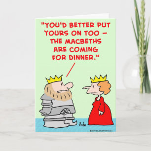 koningkoningin armmabeths diner shakespeare kaart