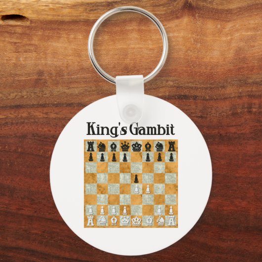 Koning's Gambit Sleutelhanger (Voorkant)