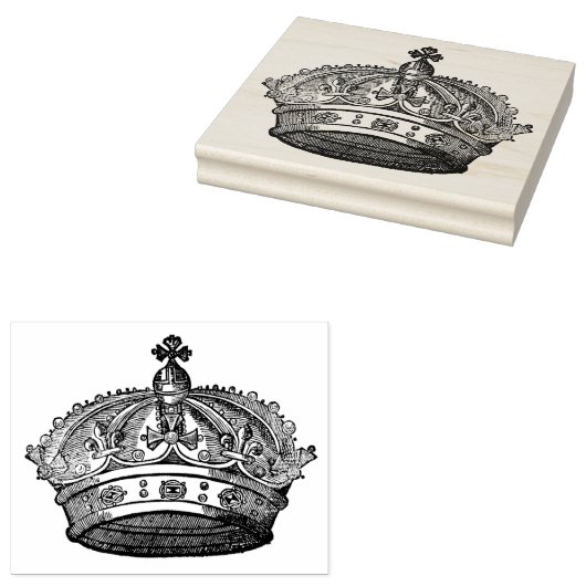 Koning's kweekse  kunststempel rubberstempel (Gestempeld)