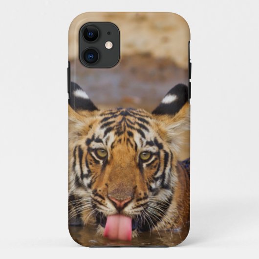 Konings tijgerwelp drinkend water Case-Mate iPhone case (Achterkant)
