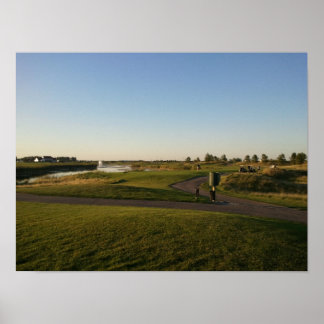 Koning's Walk Golf Course avond afbeelding Poster