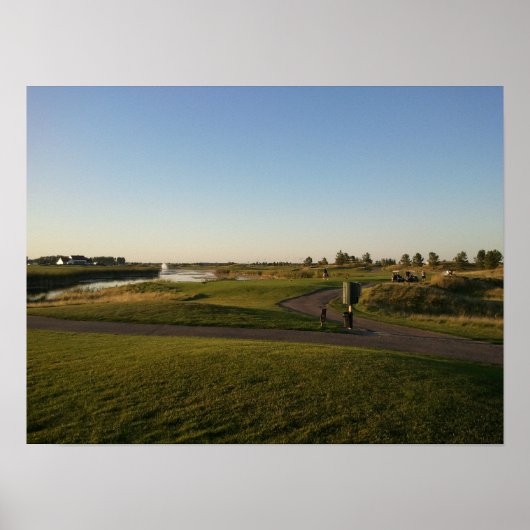 Koning's Walk Golf Course avond afbeelding Poster (Voorkant)