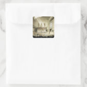 Koningsbank Westminster Hall Vierkante Sticker (Tas)