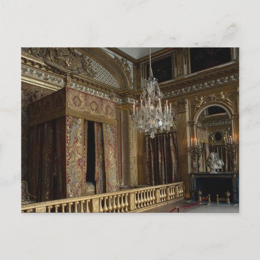 Koningsbedkamer, Palace of Versailles, Frankrijk Briefkaart (Voorkant)