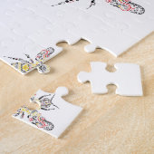 koningsbijen legpuzzel (Zijkant)