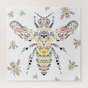 koningsbijen legpuzzel