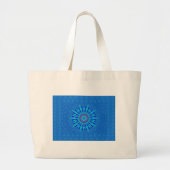 Koningsblauw Grote Tote Bag (Voorkant)
