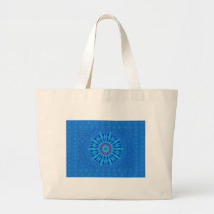 Koningsblauw Grote Tote Bag