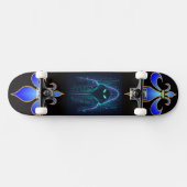 Koningsblauw Persoonlijk Skateboard (Horizontaal)