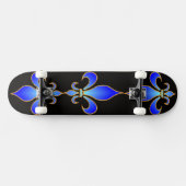 Koningsblauw Persoonlijk Skateboard (Horizontaal)