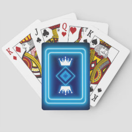 Koningsblauw Pokerkaarten