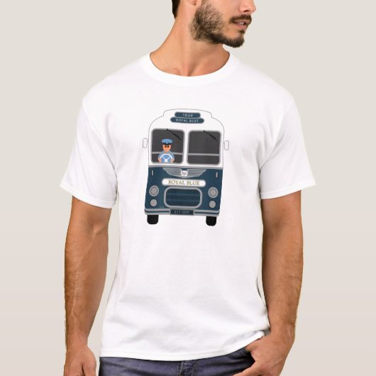 Koningsblauw T-shirt (Voorkant)