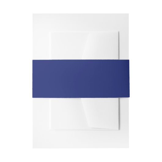 Koningsblauw Uitnodigingen Wikkel (Voorkant Voorbeeld)