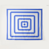 Koningsblauwe doelwit-tapijt – Aanpasbaar Wandkleed (Voorkant (horizontaal))