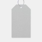 Koningsblauwe rouwlint stickerlabels cadeaulabel (Achterkant)