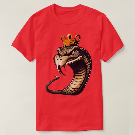 Koningscobra 1 t-shirt (Design voorkant)