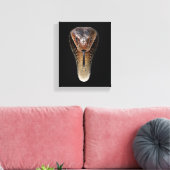 Koningscobra Canvas Afdruk (Insitu (Woonkamer))