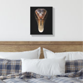 Koningscobra Canvas Afdruk (Insitu (Slaapkamer))