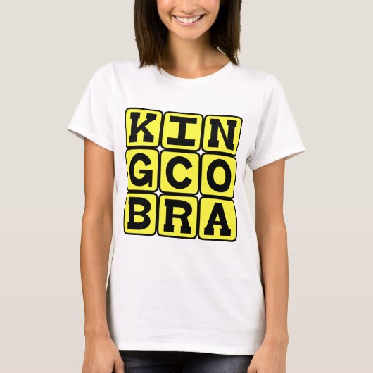 Koningscobra, Dodelijke Slang T-shirt (Voorkant)