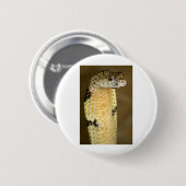 koningscobra ronde button 5,7 cm (Voorkant /achterkant)