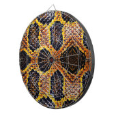 koningscobra-slangenhuid dartbord (Voorkant Rechts)