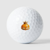 Koningsdag 2026 Tompouce Kroon Golfballen 3-Pack (Voorkant)