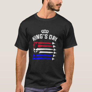 Koningsdag Nederland 2025 Kroon Grappige Koningsda T-shirt
