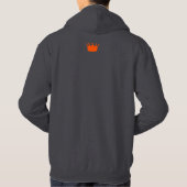 Koningsdag Sweater - Oranje Opdruk - gracht (Achterkant)