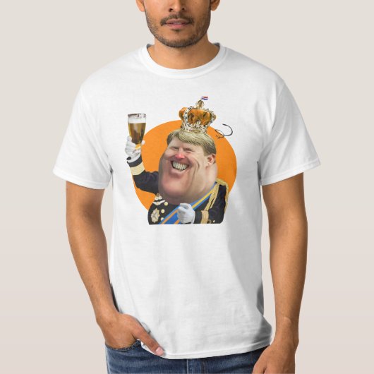 Koningsdag Willem-Alexander T-shirt (Voorkant)
