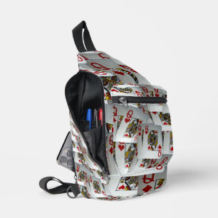 "Koningsgambiet: Verspreide Paren Zakdames" Sling Bag