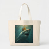 koningshaai grote tote bag (Voorkant)