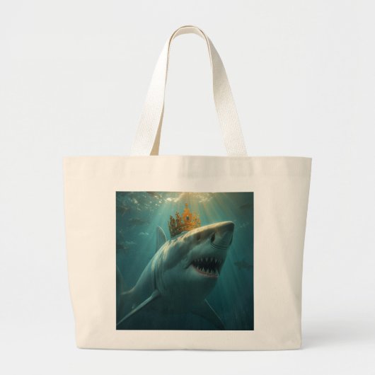 koningshaai grote tote bag (Voorkant)