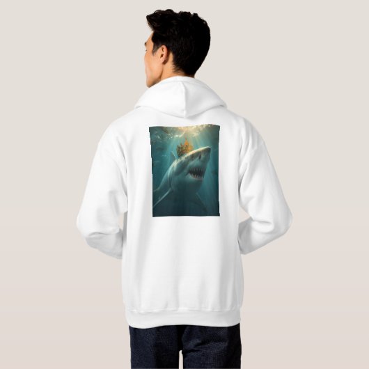 koningshaai hoodie (Achterkant volledig)