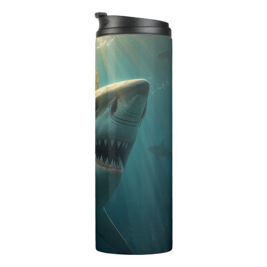 koningshaai thermosbeker (Geroteerd rechts)