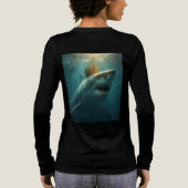 koningshaai Tri-Blend shirt (Achterkant)