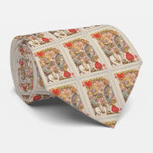  koningskaart voor harten (1889) stropdas (Opgerold)