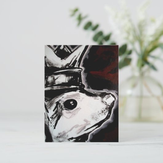 koningsknaagdier briefkaart (Staand voorkant)