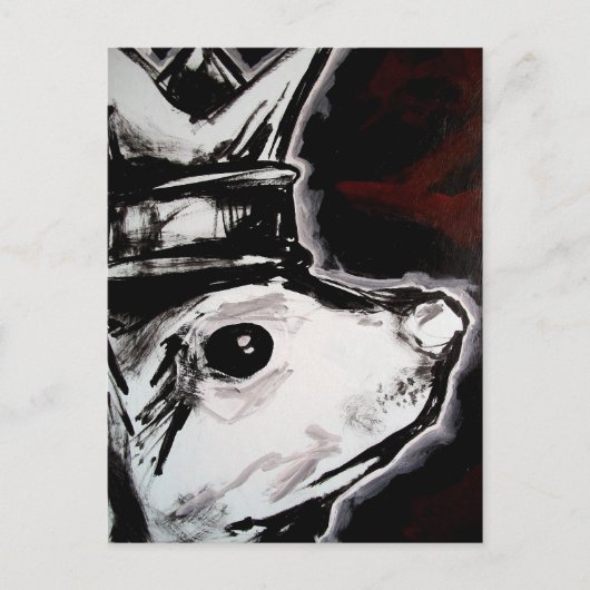 koningsknaagdier briefkaart (Voorkant)