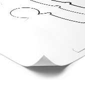 Koningskoningin en graskunst poster (Hoek)