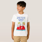 koningskoningin snijkop t-shirt (Voorkant volledig)