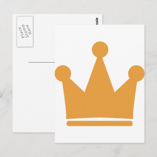 koningskroon briefkaart (Voorkant / Achterkant)